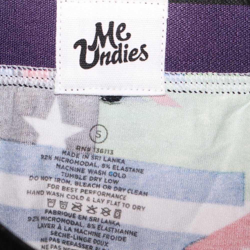 MeUndies world flag men's/teens boxer briefs size small - Picture 3 of 4